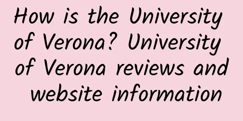 How is the University of Verona? University of Verona reviews and website information
