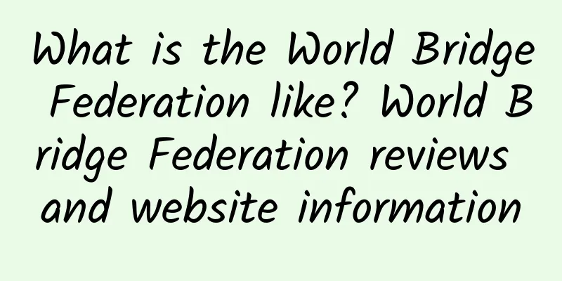 What is the World Bridge Federation like? World Bridge Federation reviews and website information