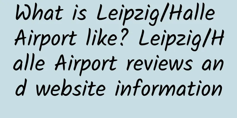 What is Leipzig/Halle Airport like? Leipzig/Halle Airport reviews and website information