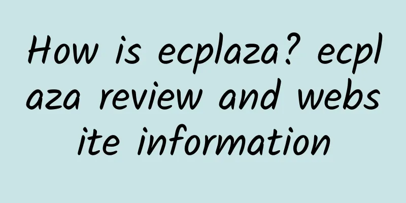 How is ecplaza? ecplaza review and website information
