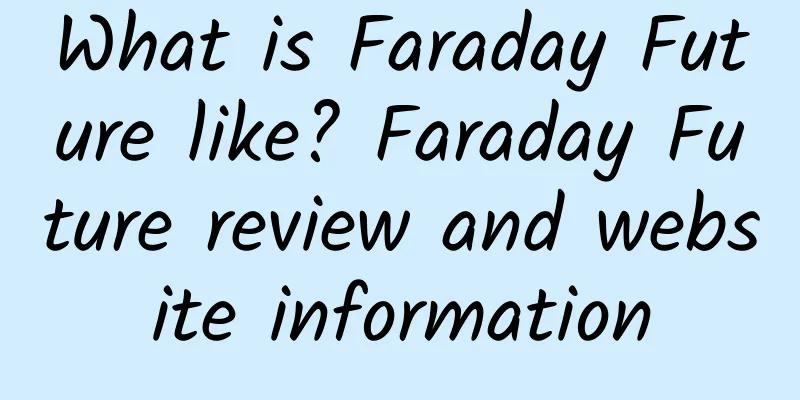 What is Faraday Future like? Faraday Future review and website information