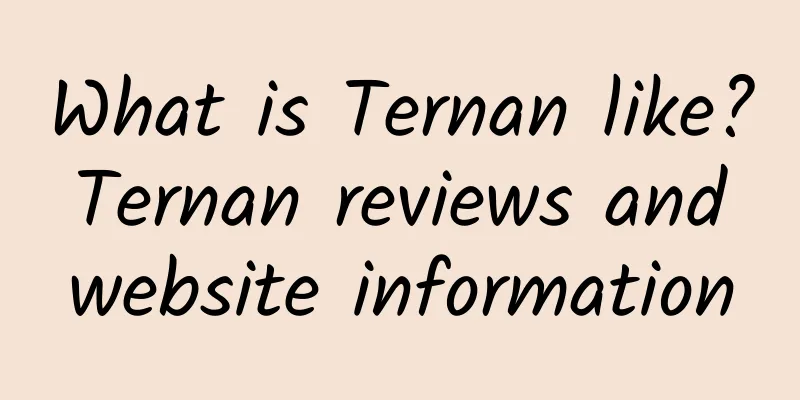 What is Ternan like? Ternan reviews and website information