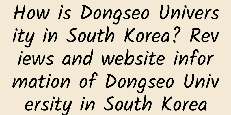 How is Dongseo University in South Korea? Reviews and website information of Dongseo University in South Korea