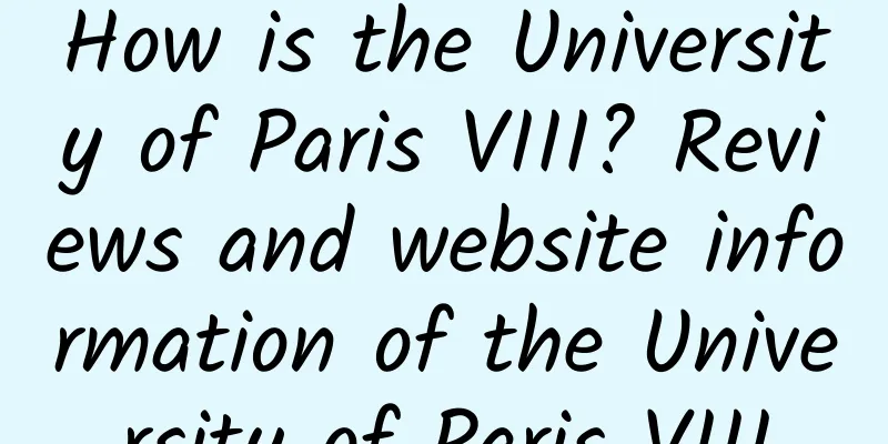 How is the University of Paris VIII? Reviews and website information of the University of Paris VIII