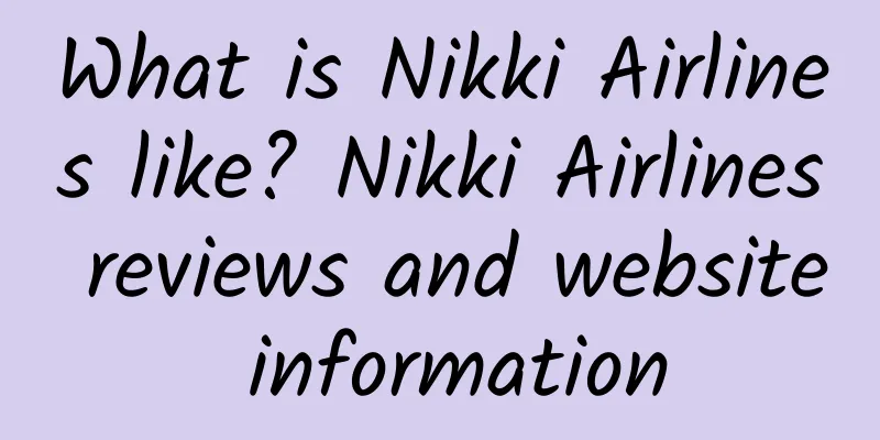 What is Nikki Airlines like? Nikki Airlines reviews and website information