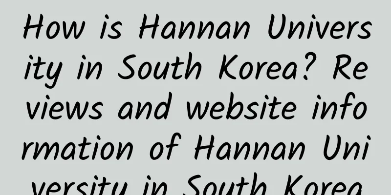 How is Hannan University in South Korea? Reviews and website information of Hannan University in South Korea