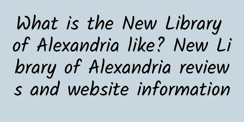 What is the New Library of Alexandria like? New Library of Alexandria reviews and website information