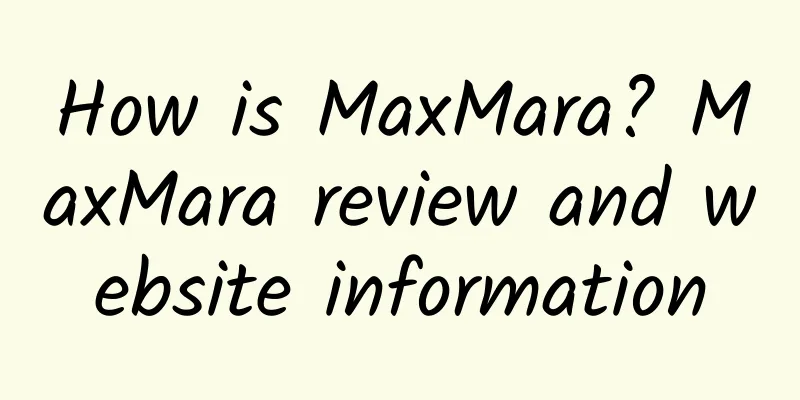 How is MaxMara? MaxMara review and website information