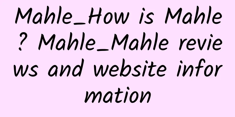 Mahle_How is Mahle? Mahle_Mahle reviews and website information