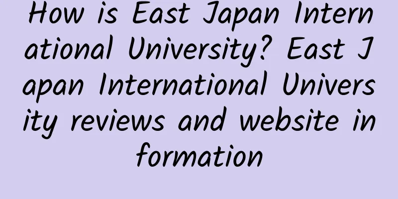 How is East Japan International University? East Japan International University reviews and website information