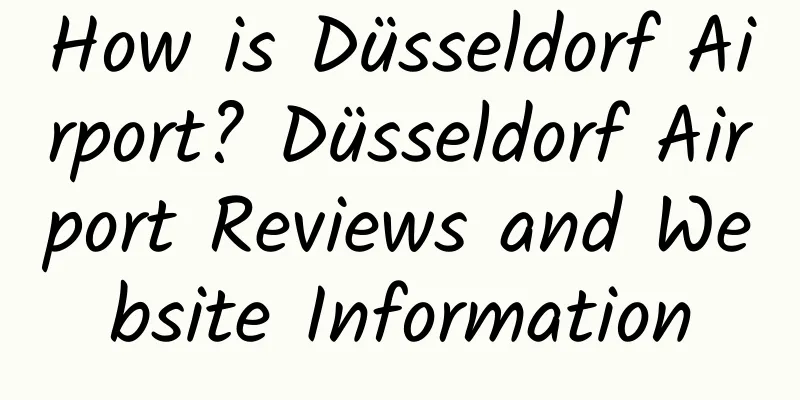 How is Düsseldorf Airport? Düsseldorf Airport Reviews and Website Information