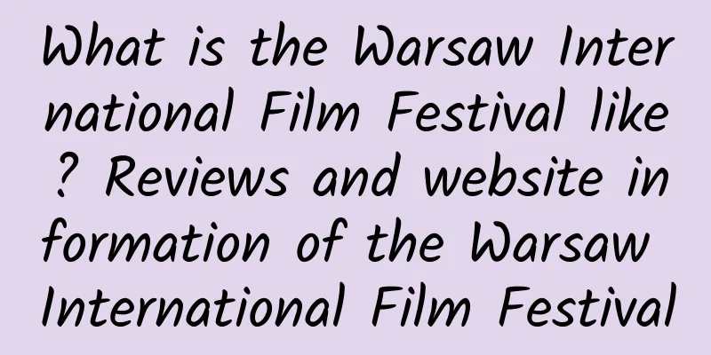 What is the Warsaw International Film Festival like? Reviews and website information of the Warsaw International Film Festival