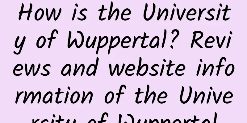 How is the University of Wuppertal? Reviews and website information of the University of Wuppertal