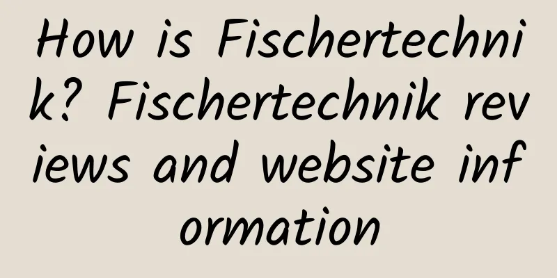 How is Fischertechnik? Fischertechnik reviews and website information
