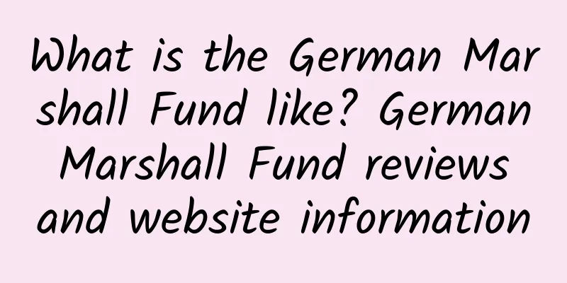 What is the German Marshall Fund like? German Marshall Fund reviews and website information